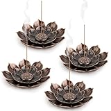 VFANDV 4 Stück Räucherstäbchen Halter, Lotus Stick Räuchergefäß...
