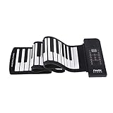Goshyda Tragbares Flexibles elektronisches 61-Tasten-Klavier Silikon MIDI...