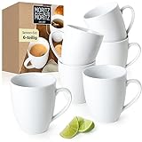 Moritz & Moritz BASIC Kaffeetassen Set 6-teilig – ca. 350ml aus hochwertigem...