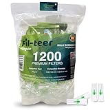 Filteer 1200-8 Hole, Zigarettenfilteraufsatz, Anti-Teer-Filter für Zigaretten,...