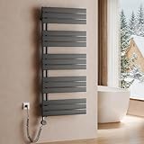 S'AFIELINA Elektrischer Badheizkörper mit Thermostat 1320x600mm...