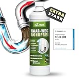 bio-chem Haar-Weg Abflussfrei – Abflussreiniger EXTRA STARK – 1000 ML - Bis...