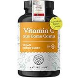 NATURE LOVE® Camu Camu Extrakt Kapseln - natürliches Vitamin C - 120 Kapseln...