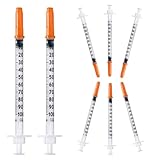 10 Stück 1 ml/cc Plastiktube (31G x 6mm) Mehrzweck-Messwerkzeuge, Einzeln...