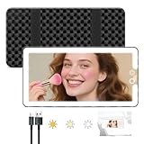 Kosmetikspiegel für die Sonnenblende im Auto mit Beleuchtung, wiederaufladbarer...