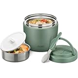Thermobehälter für Essen 970ml, Thermoschüssel mit Deckel, Warmhaltebehälter...