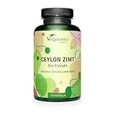 BIO Ceylon Zimt Kapseln | Premium: 2500 mg (5:1 Extrakt) | Bio-Qualität aus...