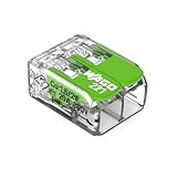 WAGO Green Range Klemme 2-Leiter I bis 4mm² I Verbindungsklemme 2 Leiter mit...