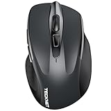 TECKNET Bluetooth Maus, 4800 DPI Kabellos Ergonomische Maus (Tri-Modi: BT...