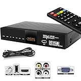Hd-line 20500 Digitaler Satelliten HD Receiver (DVB-S/DVB-S2, HDMI, AV, 2X USB...