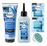 Balea Tiefenreinigung 3er Pack - Shampoo Tiefenreinigung (250 ml)+Kopfhautpflege...