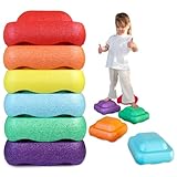noya | Balanciersteine 6er Set Kinder Stapelsteine I Balancieren für Kinder...