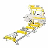 BAMATO Blockbandsäge | BBSW-400 | 3m Rollbahn (Erweiterbar) |2,2 kW Leistung |...