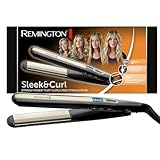 Remington Glätteisen Sleek & Curl (abgerundetes Design -ideal zum Glätten &...