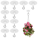 VUTYNKO 10 Stück Deckenhaken Selbstklebend, Klebehaken Decke Ohne Bohren Extra...