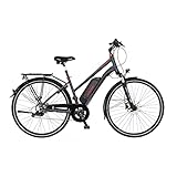 Fischer E-Bike Trekking, VIATOR 1.0 Elektrofahrrad für Damen, RH 44 cm,...