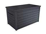 Koll-Living Auflagenbox/Kissenbox Goliath XXL 870 Liter Farbe : Graphit l 100%...