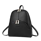 Nevenka Rucksack Damen Cityrucksack Daypack Tagesrucksack PU Leder Zweiwege...