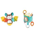 Fehn Stehaufmännchen Baby Fledermaus & Motorikwürfel Funky Friends -...