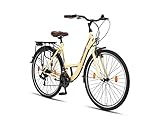 Chillaxx Bike Strada Premium City Bike in 26 und 28 Zoll - Fahrrad für...