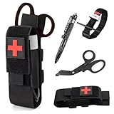 YFCJYBF Bandage Tourniquet Set Einhändig Erste Hilfe Set mit Tactical Pen und...