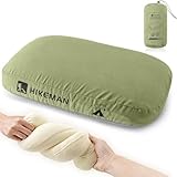 HIKEMAN Camping Kopfkissen Komprimierbar Reisekissen - Ultraleicht Nackenkissen...