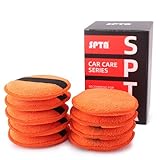 SPTA Wax Applikator Pads, 9tlg Mikrofaser Auto Handpolierschwamm Waschset Wax...