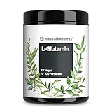 natural elements L-Glutamin Pulver – 500g – reines L-Glutamine –...