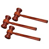 NAMOARLY Richterhammer Aus Massivholz 3-teilig Holzhammer Für Rechtsanwälte...