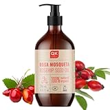 Hagebuttenöl 100% reines organisches veganes - 250 ml - gegen Narben und...