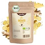 Bio Ingwerpulver (500g) | Ingwer gemahlen | Ingwerwurzel gemahlen perfekt fuer...