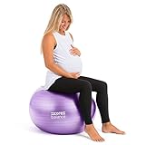 Core Balance, berstsicherer Gymnastikball - für Fitness Yoga Schwangerschaft -...