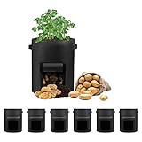 LITLANDSTAR 6 Stück 10 Gallonen Kartoffel Pflanzsack, Kartoffel Pflanzsack aus...