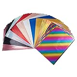SUPERFINDINGS 60 Blätter Tonersensible Folie 10 Farben Transferfolie Papier A4...