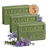 French Soap, Set of 3 x 125g - Verbena - Shea Butter - La Maison du Savon de...
