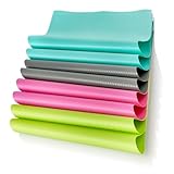 com-four® 8x Kühlschrankmatte - antibakterielle Rutschmatten - entziehen...