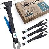 valonic Falcon - 4X Zurrschlaufen, 30cm, 25mm, 1000Kg, TÜV Rheinl. Zertifiziert...