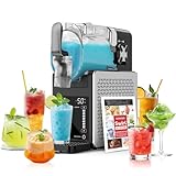 Slush Maschine – 2,5 L Slushie Maschine für Zuhause, mit LED-Display, 6...
