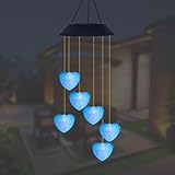 Solar Windspiele für Draußen, Wasserdicht Solar Gartenleuchten,...