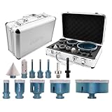 MINLAYCUT Fliesensäge Set Diamantbohrer Set - 12 Stück...