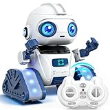 Ophy Roboter Kinder Spielzeug, wiederaufladbar und projizierbar, RC-Roboter mit...