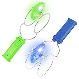 ABOHU Leuchtender Kreisel, 2 Stück Gyro-Rad Spinner Spielzeug, Magnetischer...