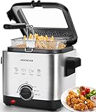 Aigostar 1,5L Fritteuse (1000W) - Edelstahl mit Temperaturregelung,...