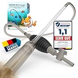 NINORA® Mulmsauger Aquarium – Kiesreiniger, Bodenreiniger & Wasserwechsel mit...