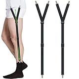 Clip Yeah Hemdhalter Herren Breit 2.5cm Hemd Halter im Y-stil Hemdenhalter mit...