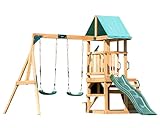 DOLPHIN PLAYGROUND T Schaukelgestell Outdoor-Set mit 2 Schaukeln, Rutsche,...