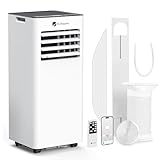 DR.PREPARE Mobiles Klimagerät 7000 BTU mit APP, 4 in 1 Mobile Klimaanlage...