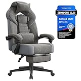 SONGMICS Gaming-Stuhl, Bürostuhl, Computerstuhl, ergonomisches Design, mit...