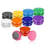 20 Stück Magnete für Magnettafel, 30 x 8mm Stark Whiteboard Magnete, Bunt...