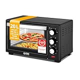 TZS First Austria - Minibackofen 20L 1380W - Mini Backofen stufenlose...
